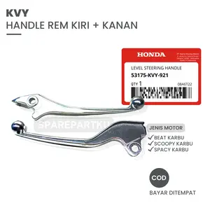 KVY PAKET HANDEL REM KIRI + KANAN HONDA BEAT KARBU / GAGANG REM SATU SET KANAN KIRI SCOOPY KARBU / SEPASANG TUAS REM KIRI KANAN / HANDLE REM BELAKANG KIRI SPACY KARBU / HANDLE REM DEPAN KANAN BEAT LAMA
