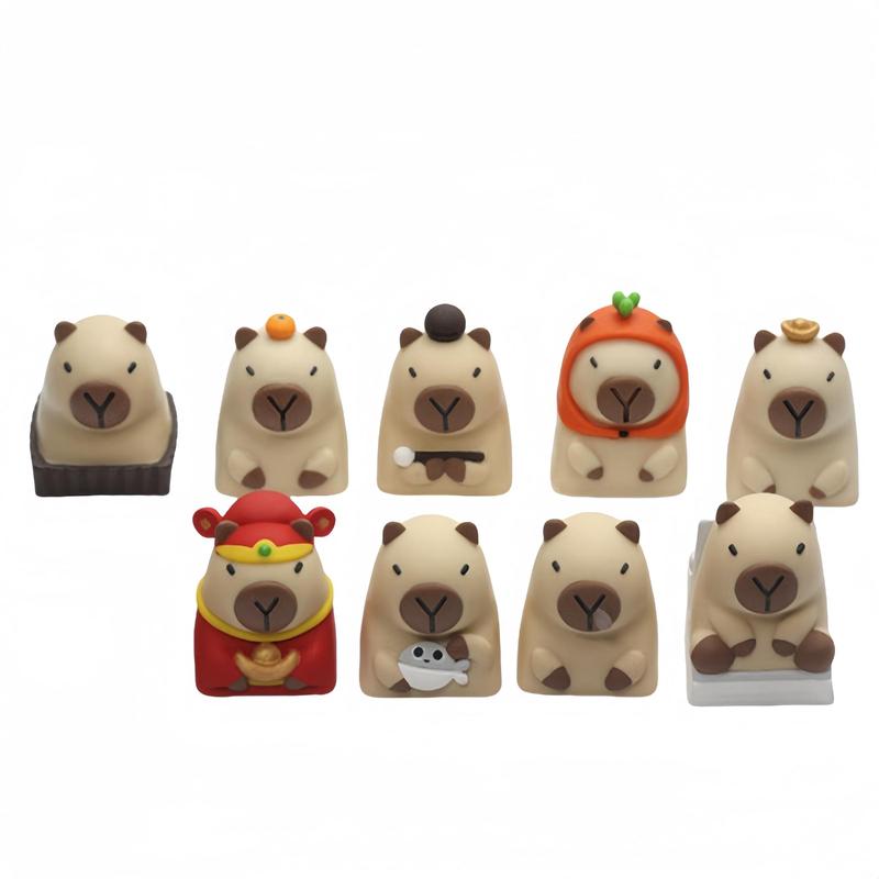 Product Introduction of Cute Animal Design Keycap, 1 Count Durable Keycap, Keyboard Accessories, Fashionable Game Office Accessories for Mechanical Keyboard 6