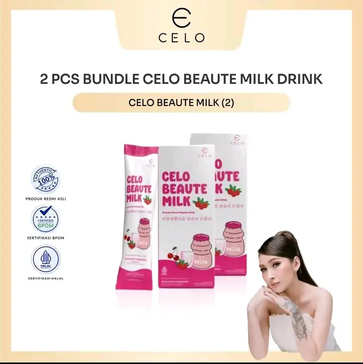 Paket bundle (3) Celo Snow White (L) drink Dewasa 5