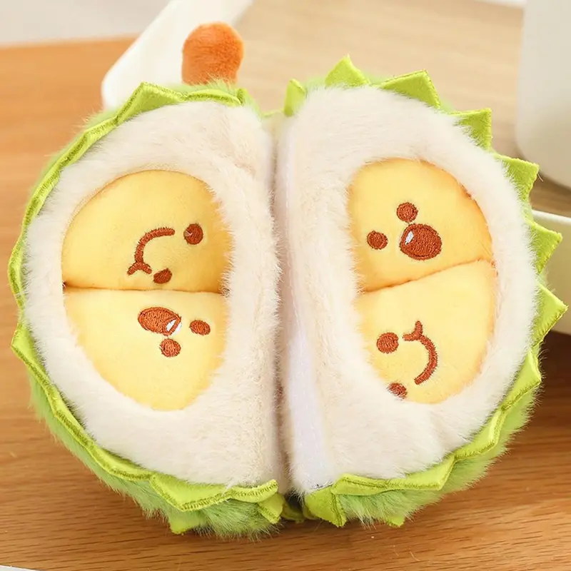 Búp Bê sầu riêng, Đồ Chơi Nhồi Bông Giải Nén Sáng Tạo Mô Phỏng, Có Thể Xé Và Có Thể Tháo Rời, Búp Bê Trái Cây 6