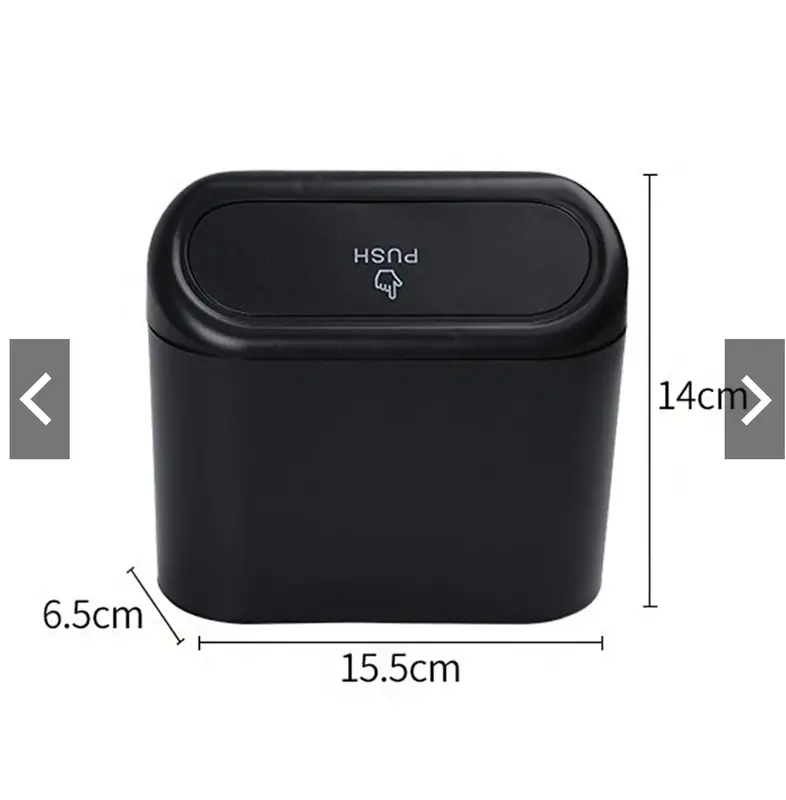 Thùng rác mini trên ô tô có nắp đậy full logo xe dùng tiện lợi Phụ Tùng 5