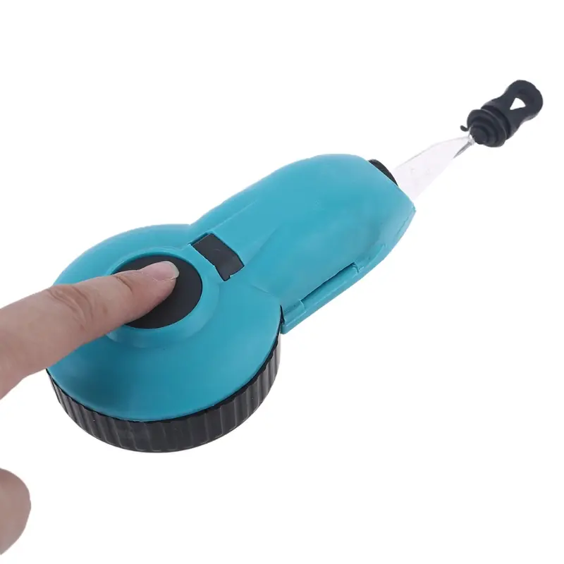 Portable Mini Chalk Line Tool Woodworking Callback String Chalk Reel Kit Broken-Resistant Ink Chalk Line Marker with Ink