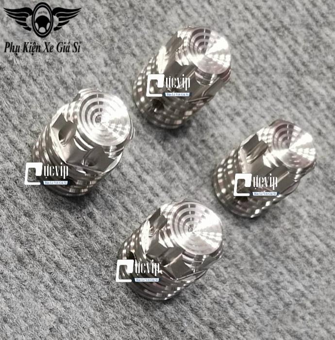 Chụp Giò Đạp Inox 304 Salaya Kiều Đầu Chỉ Âm Gắn Mọi Loại Xe MS5327