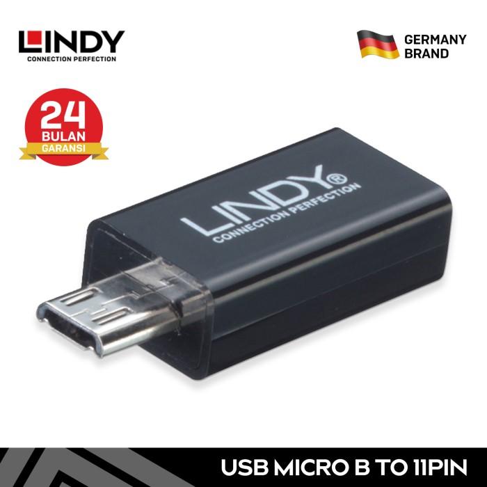 Gambar LINDY 41570 Konektor Micro USB 5 Pin to Micro B 11 Pin Adapter - Warna dari LINDY INDONESIA Kota Administrasi Jakarta Barat Tokopedia