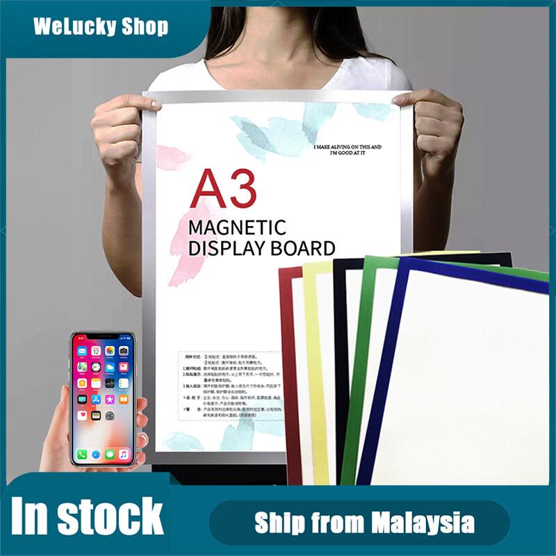A3/A4/A5/A6 Size Magnetic Display Board Frame Photo Poster Certificate ...
