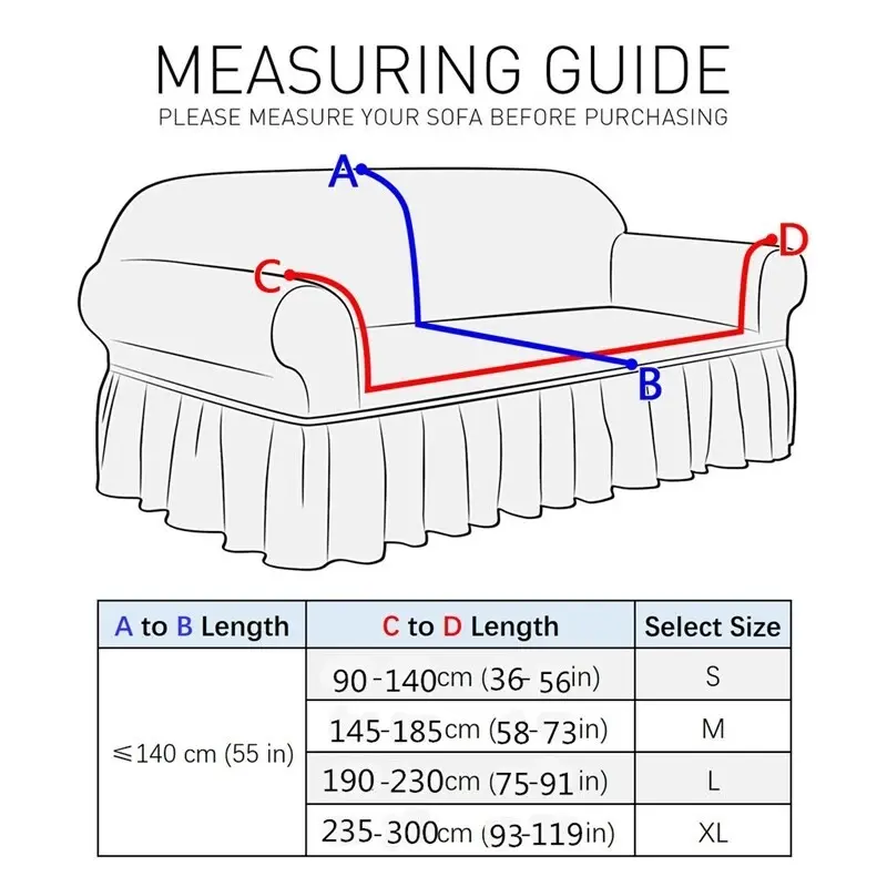 [Keep _ real] 1/2/3/ 4 chỗ ngồi seersucker, bọc ghế sofa, váy, phong cách 2