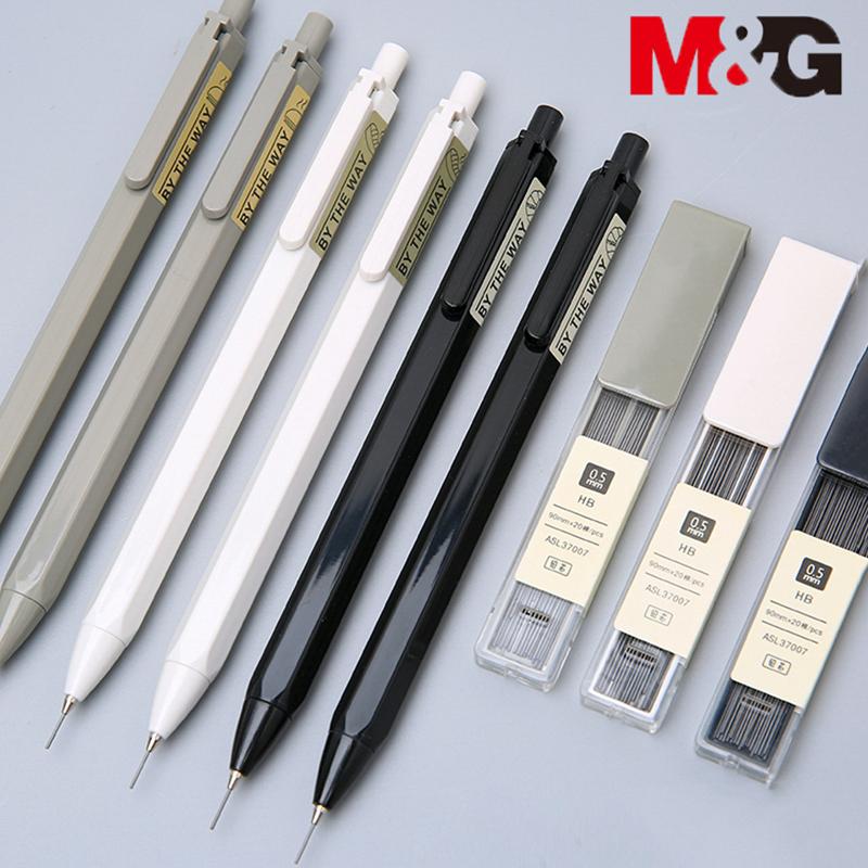 M& G - Bút chì cơ học đơn giản 0,5mm dành cho học sinh HB tự động có chì