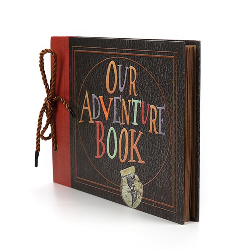 Product Introduction of Scrapbook Photo Album Adventure Book Scrapbook Embossed Hardcover Movie Upward Travel Scrapbook Anniversary Wedding Travel Baby Shower and more. 6