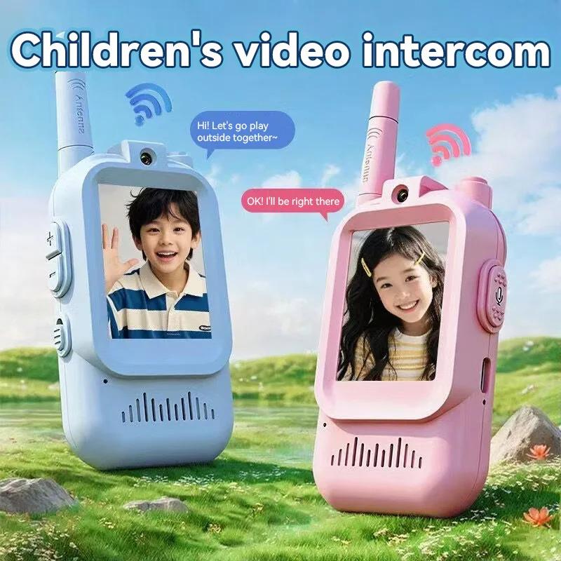 Đồ chơi walkie talkie video cho trẻ em dùng ngoài trời, máy liên lạc hai chiều…
