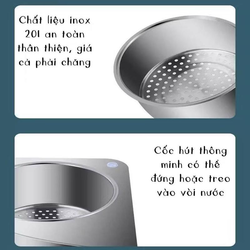 Khay lọc rác bồn rửa chén, không còn lỗi lo tắc bồn rửa 5
