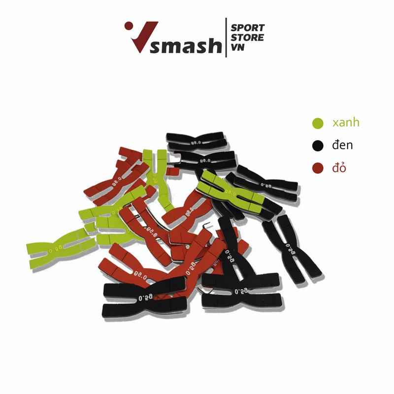 Miếng dán nặng đầu vợt silicon chữ H | Giúp cân bằng, và tăng độ nặng đầu cho vợt cầu lông | Nhiều màu sắc lựa chọn Cán Vợt