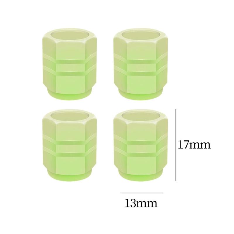 Product Introduction of Mũ che bụi, Bộ 4, Chống bụi, Đồ Trang Trí thời trang, Thay thế trực tiếp, Thông Dụng, Huỳnh quang phát sáng, Mũ che thân van lốp, Thích hợp cho xe máy 0