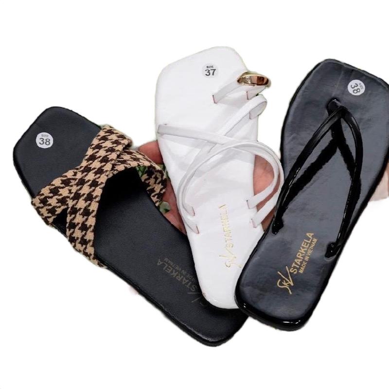 Combo 3 đôi  95k  3 mẫu  3 màu  sang chảnh đế chống trơn trượt DéP Nữ 0