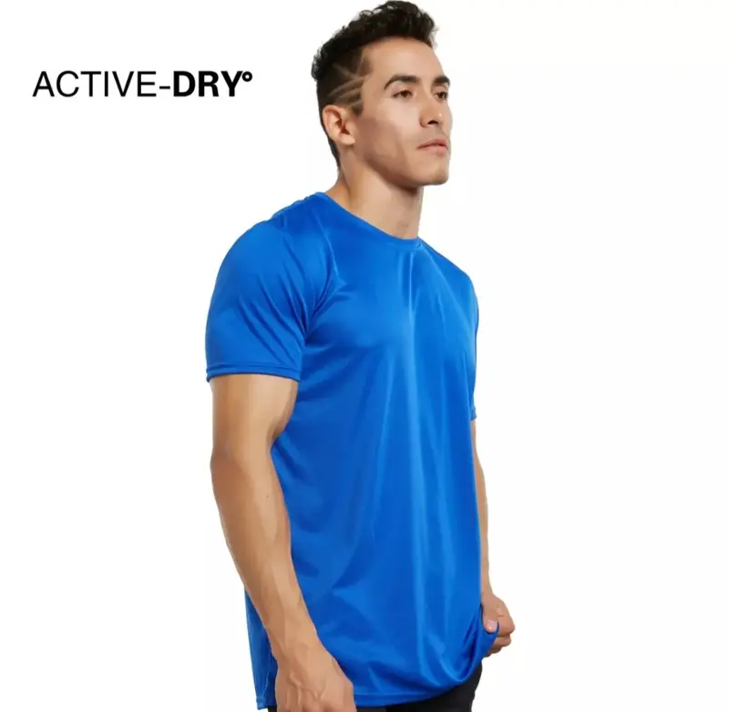 Kaos Dry Fit Active-DRY Olahraga/Running/Training/Gym/Fitness Unisex 6