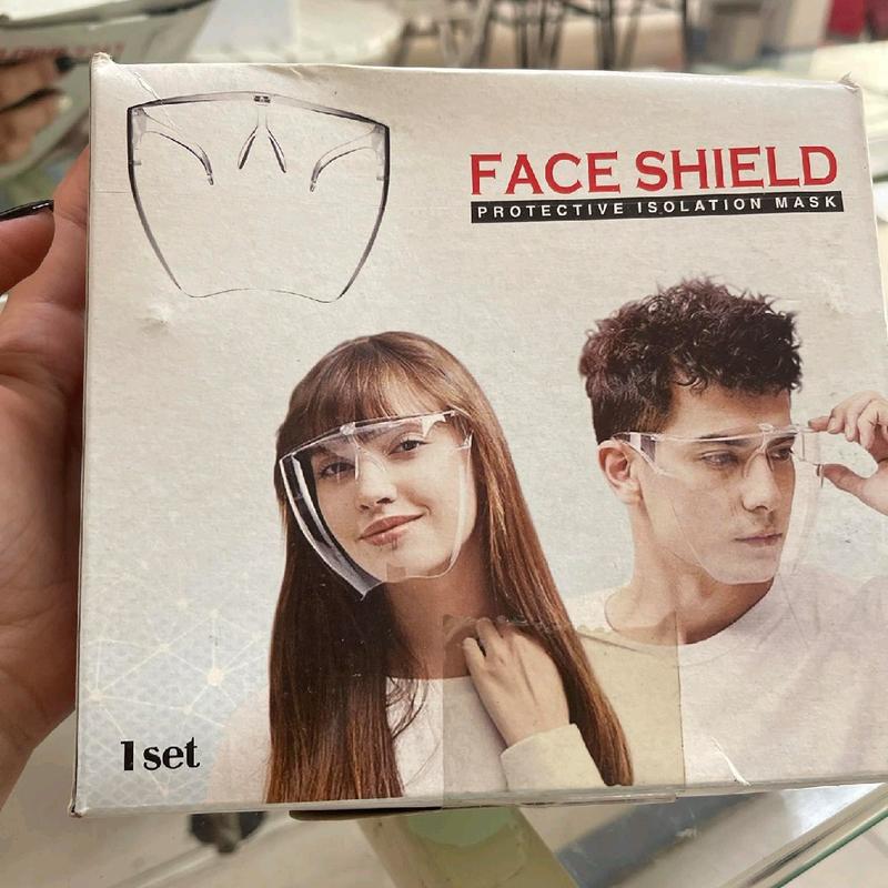 Kính bảo vệ chống giọt bắn Face Shield Kints bảo hộ trong suốt an toàn không mờ hàng chính hãng 6