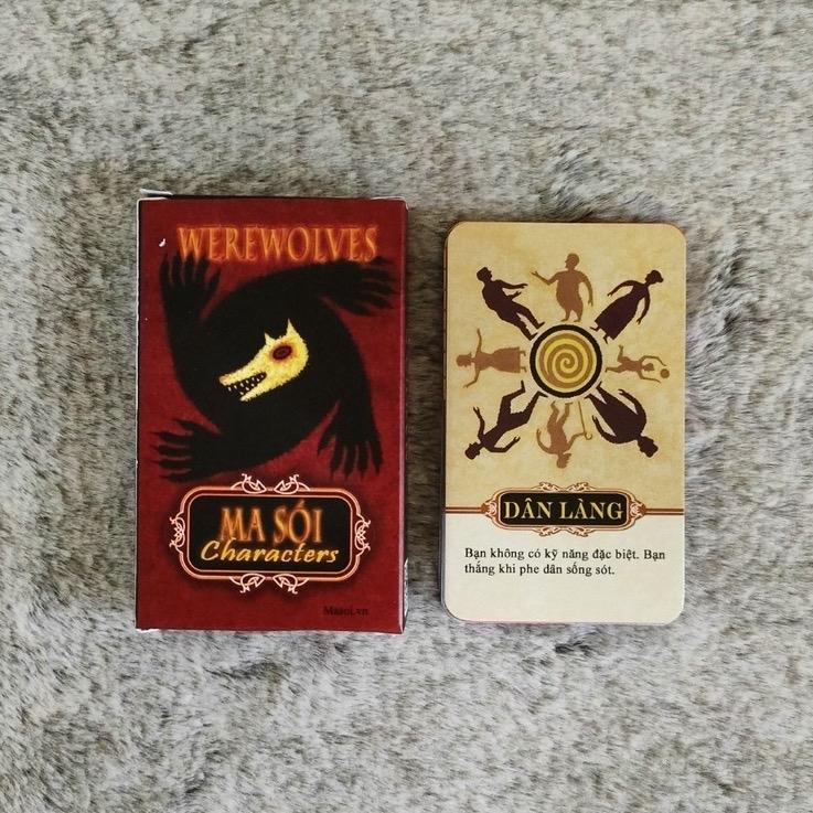Bài ma sói Characters phiên bản Việt hoá Bộ Bài Thẻ Bài
