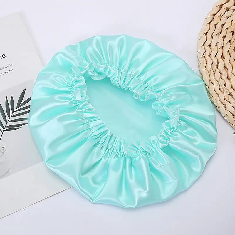 Mũ Tắm, Chất Lượng Cao, Hai Lớp, Đa Chức Năng, Dành Cho Nữ, Chống Thấm Nước Và Bụi, Thoáng Khí, Phụ Kiện Tóc 4