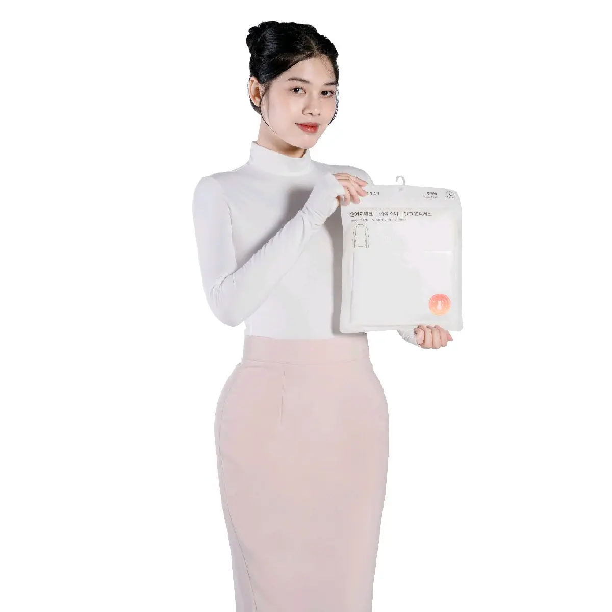 Áo giữ nhiệt nữ Hàn cao cấp giữ ấm cao, vải mềm mịn, thiết kế sang trọng, an toàn cho da, chống UV, thoát ẩm phom đẹp, tôn dáng, xiết eo, may 4 kim 6 chỉ đẹp chắc chắn, vải mịn, có lớp lót bên trong mịn như nhung