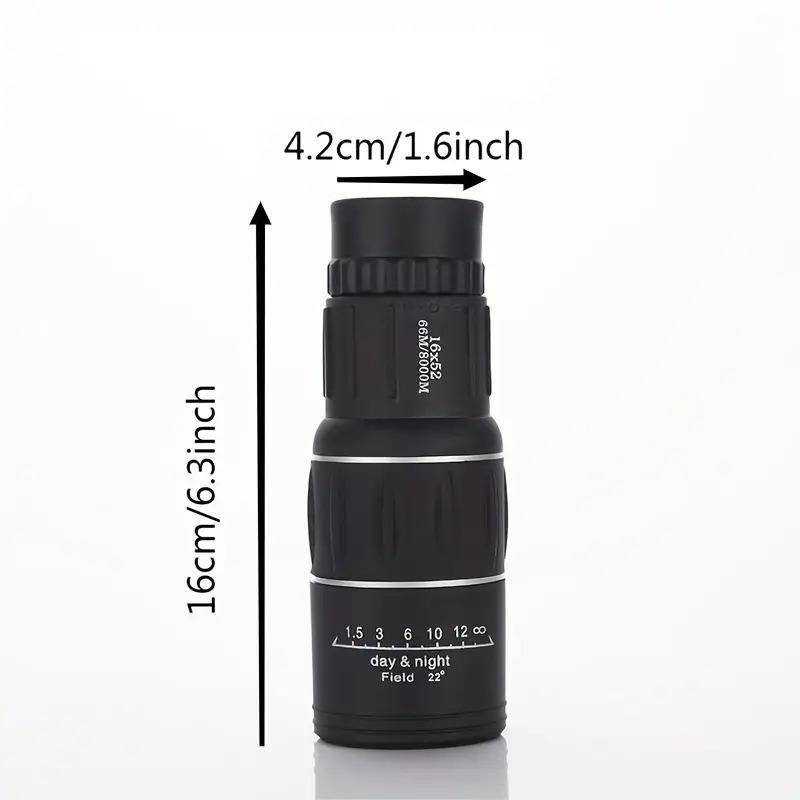 Portable HD Monocular Telescope, 16x52 High Power Compact Monocular Telescope For Bird Watching, Hiking, Concerts, Travel, Small and Lightweight Telescopes 1