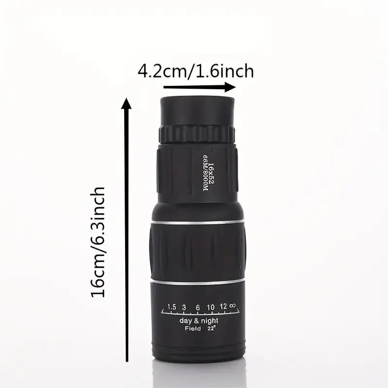 Portable HD Monocular Telescope, 16x52 High Power Compact Monocular Telescope For Bird Watching, Hiking, Concerts, Travel, Small and Lightweight Telescopes 1