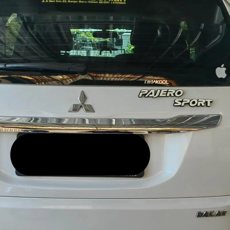 EMBLEM MOBIL PAJERO SPORT TERBARU 3D TIMBUL VARIASI AKSESORIS EKSTEROR Car Orange 0
