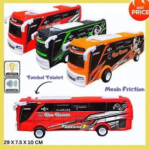 Mainan Anak Bus Basuri Bus Telolet Ada Musik Telolet Dan Lampu Baterai