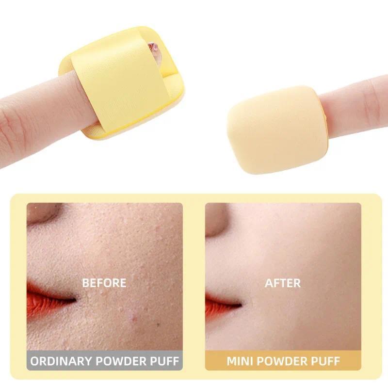Mút Đánh Kem Nền Mỹ Phẩm, Bộ 10 Cái, Hình Vuông Mini, Mút Đánh Phấn, Dụng Cụ Làm Đẹp Cho Nữ, Mút Tái Sử Dụng, Có Thể Giặt Được, Phụ Kiện Phấn Trang Điểm, Hàng Mới Về 2