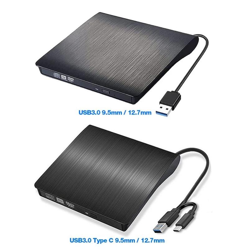 Product Introduction of 2024 USB 3.0 Type C Optical Drive Case Dual Interface Laptop External DVD Multi Purpose PC Optical Drives Case 13