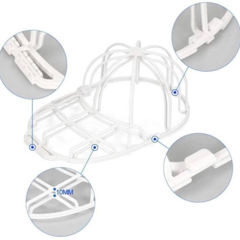 Baseball Cap Washer for Washing Machine, Baseball Hat Cleaning Protector, Hat Washing Frame Cage, Hat Washing Holder 7