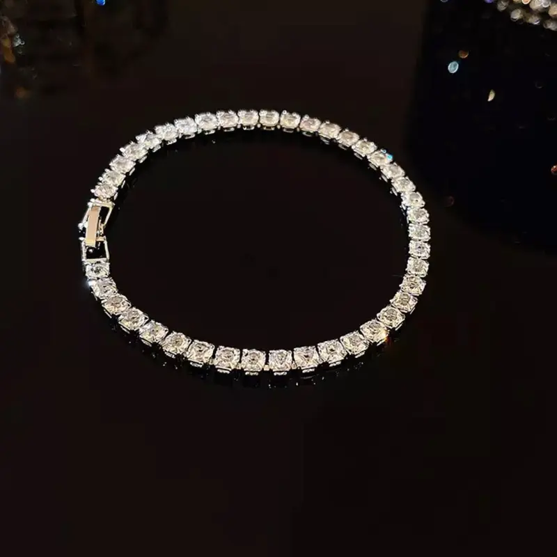 Unisex Stainless Steel CZ Bracelet 1
