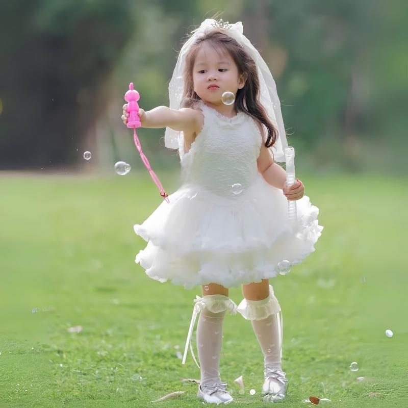 Váy Công Chúa Bé Gái, đầm công chúa bé gái , váy tiểu thư thôi nôi balê nhẹ nhàng 2