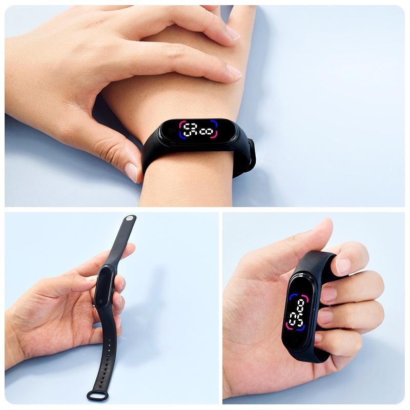 Product Introduction of Wholesale New Multi-Function Luminous Waterproof Touch Electronic Watch for Students LED Electronic Wristwatch Wholesale 15
