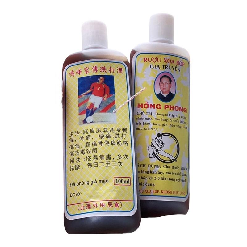 Mẫu thường Dầu Xoa Bóp Gia Truyền Hồng Phong chai 100ml
