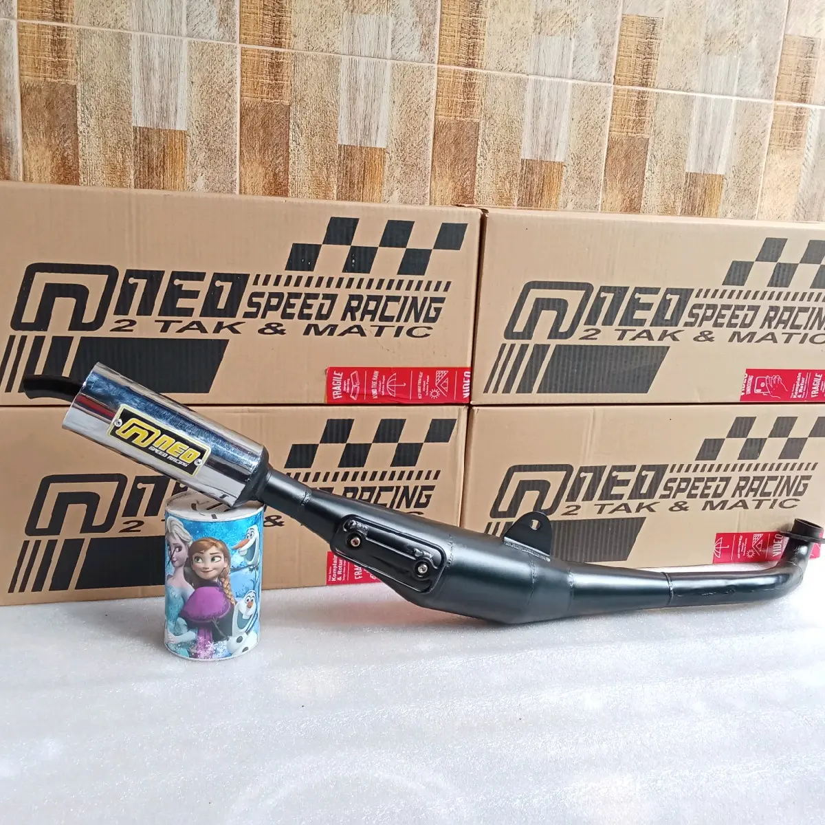 Knalpot Standar Racing Sigma Suara Garing Kemrincing Mesin