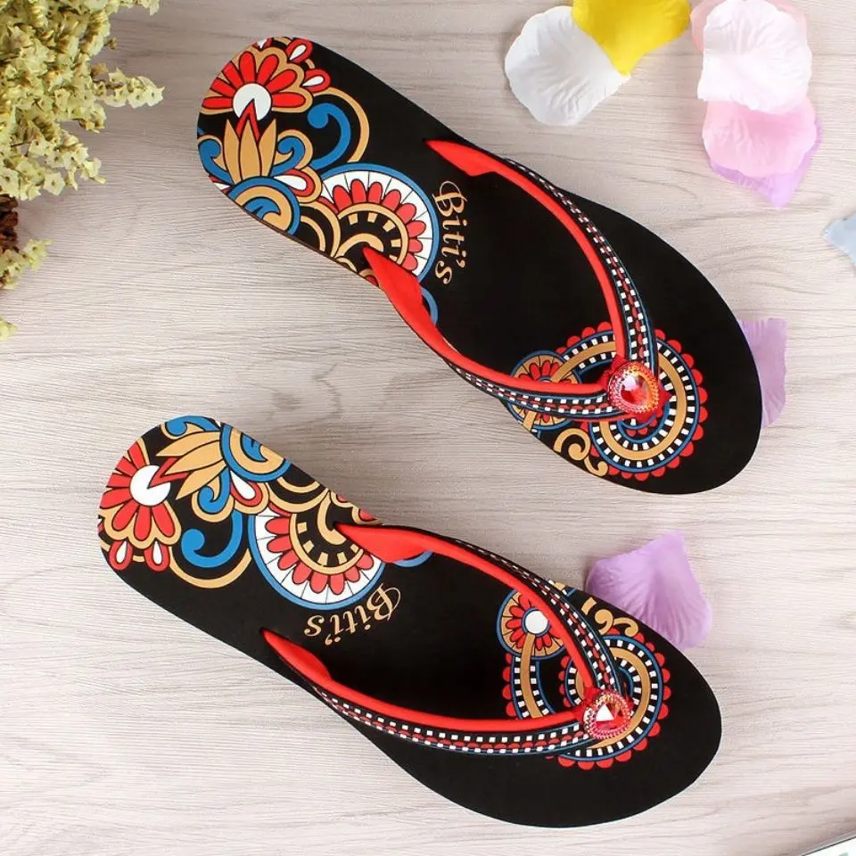 Dép Lê Nữ, Phong Cách Việt Nam, Dép Xỏ Ngón, Đế Xuồng Mùa Hè, Chống Trượt, Dép Xỏ Ngón Đi Biển, Dép Nữ DéP Shoes GiàY