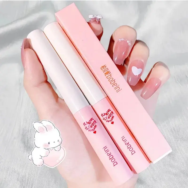 Mascara Màu Đen, Nối Mi 3D, Siêu Mịn, Đầu Cọ Nhỏ Làm Dài, Lâu Trôi, Kiểu Mắt To, Màu Đen 5
