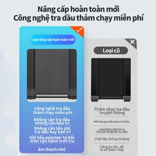 Máy chạy bộ có thể gấp không tiếng ồn cho hộ gia đình,0.75 mã lực, yên tĩnh chống xóc chống rung, tiết kiệm điện 6