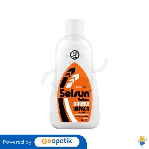 Gambar SELSUN YELLOW DOUBLE IMPACT SHAMPOO 100 ML dari Apotek 86 Samarinda by GoApotik Kota Samarinda Tokopedia