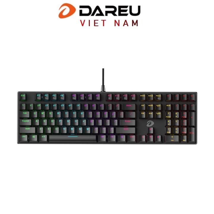 Bàn phím cơ DAREU EK810 Đen Black (MULTI-LED, Blue/ Brown/ Red D switch)