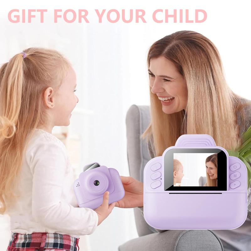 Product Introduction of Portable Instant Camera, Rechargeable Camera with Rechargeable Battery & Accessories, Compact Design Camera for Photography Adventure 3