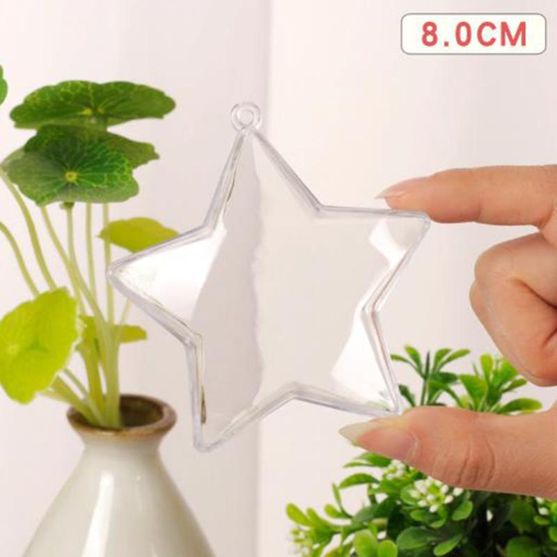 Product Introduction of Đồ Trang Trí Giáng Sinh, Quả Cầu Nhựa Hở Trong Suốt, Đồ Trang Trí Quà Tặng, Kèm Hộp Quà 37