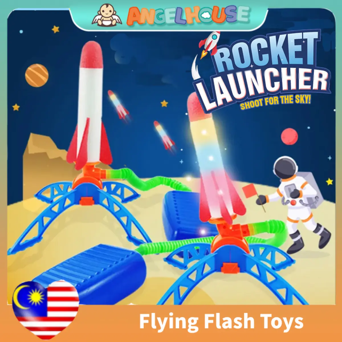 Rocket Toys Kid Pedal rocket air raket pump launcher speelgoed Childrens Flying Toy outdoor Kids Adjustable Set