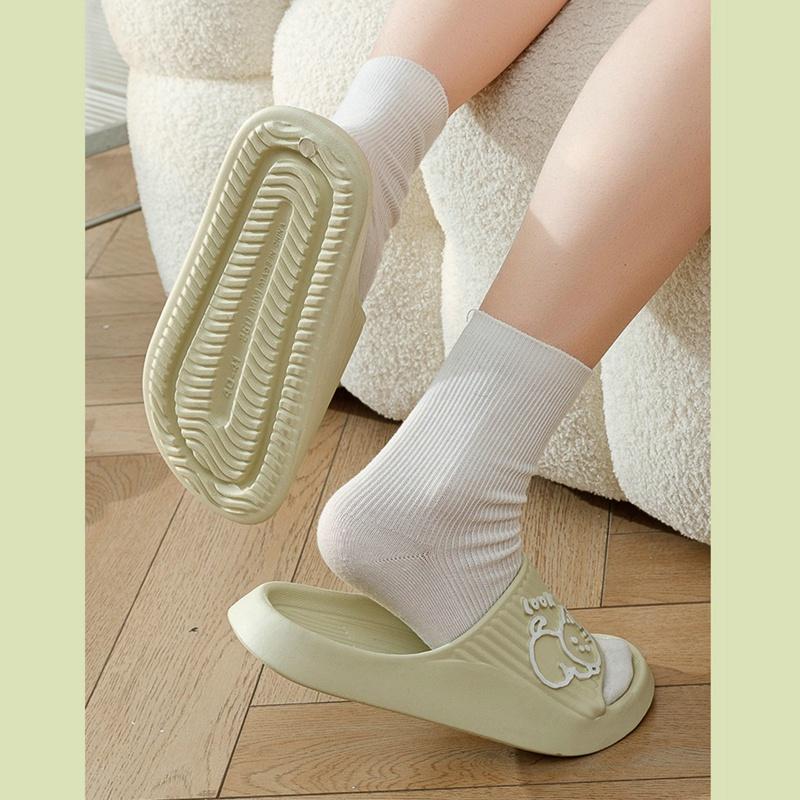 Product Introduction of Cat Printed Household Sandals And Slippers Indoor Mute Bathroom Non-Slip Bath Couple Slippers 16