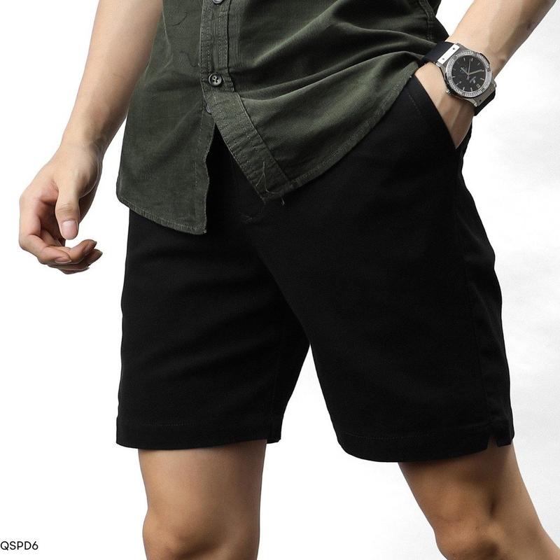 Quần short nam kaki thun cao cấp mẫu trơn dễ phối QSPD6 Menswear Quần Lửng quần kaki lửng nam