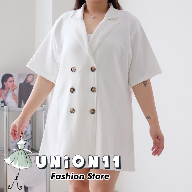 Union11 - Set Jumbo Wanita Ld 120-140 Cm / Stelan Big Size Casual Polos Muat Bb 100 Kg Tracy 2