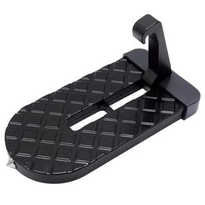 Universal Car Door Pedal, Folding Aluminum Alloy Design Car Door Pedal, Suitable for SUV, Truck and Most Models, Easy Roof Work