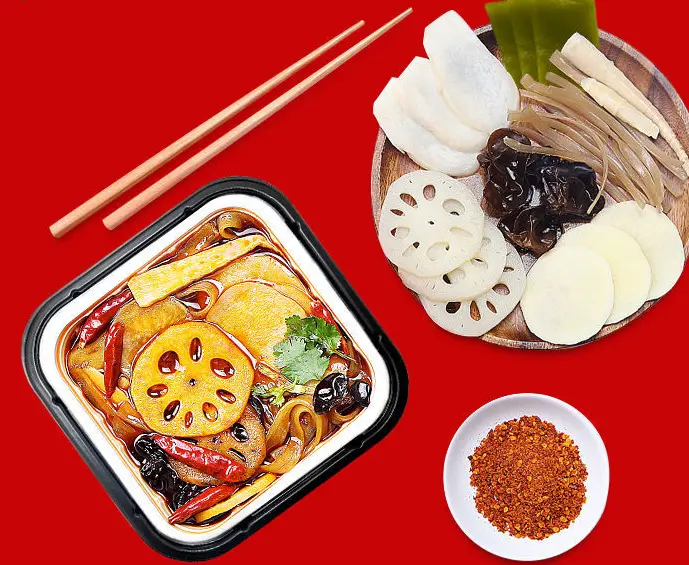 Lẩu tự sôi tứ xuyên ( lẩu ăn liền ) - Lẩu Cá Viên Cay 1