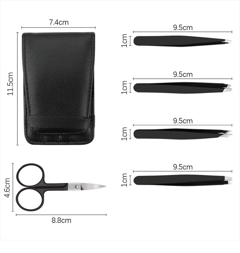 Product Introduction of Bộ Nhíp Nối Mi Chuyên Nghiệp, 4 / 5 Cái, Không Gỉ, Kẹp Lông Mày, Kẹp, Kéo, Dụng Cụ Mỹ Phẩm 20