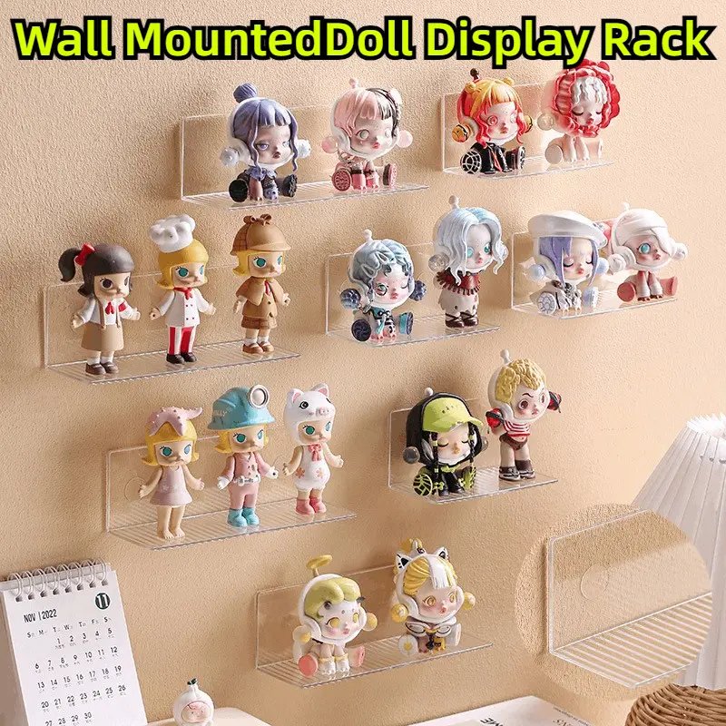 New Multi Layer Wall Mounted Blind Box Storage Display Rack Blind Box Toy Storage Display Cabinet Organiser