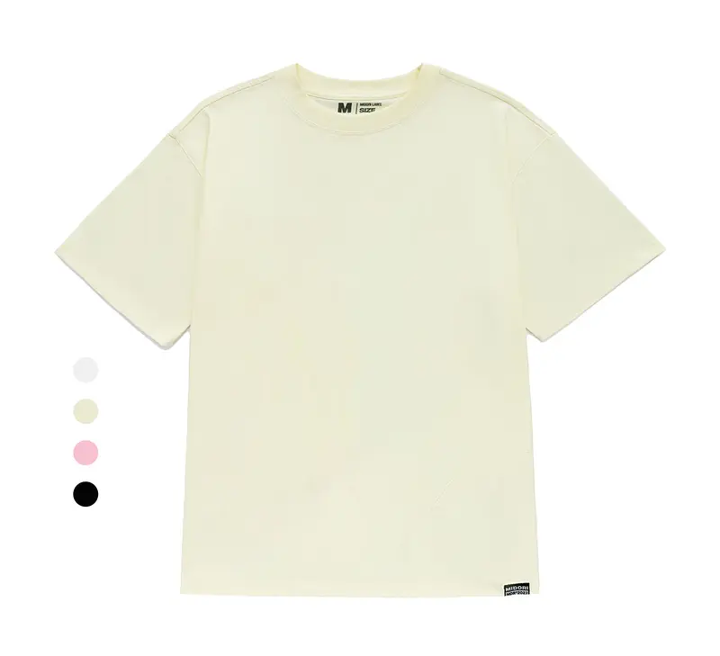 Áo Thun Trơn Form Rộng Tay Lỡ Nam Nữ Unisex | Local Brand MIDORI FOR MAN 3